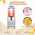 Commercial Electric Cold Juice Dispenser Machine with 17L Capacity